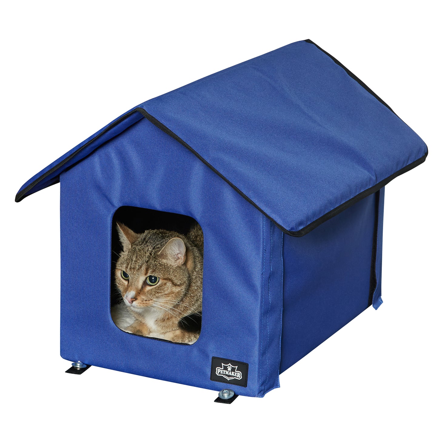 Heated Cat House with Sherpa Pad