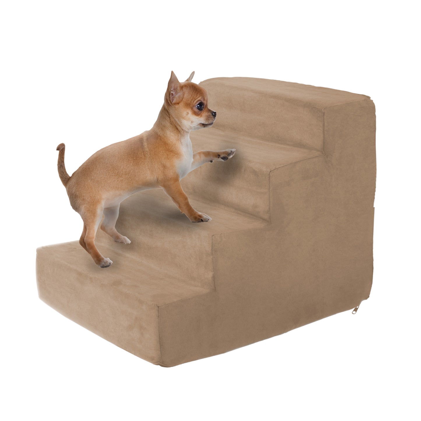 4-Step Non-Slip Foam Pet Stairs