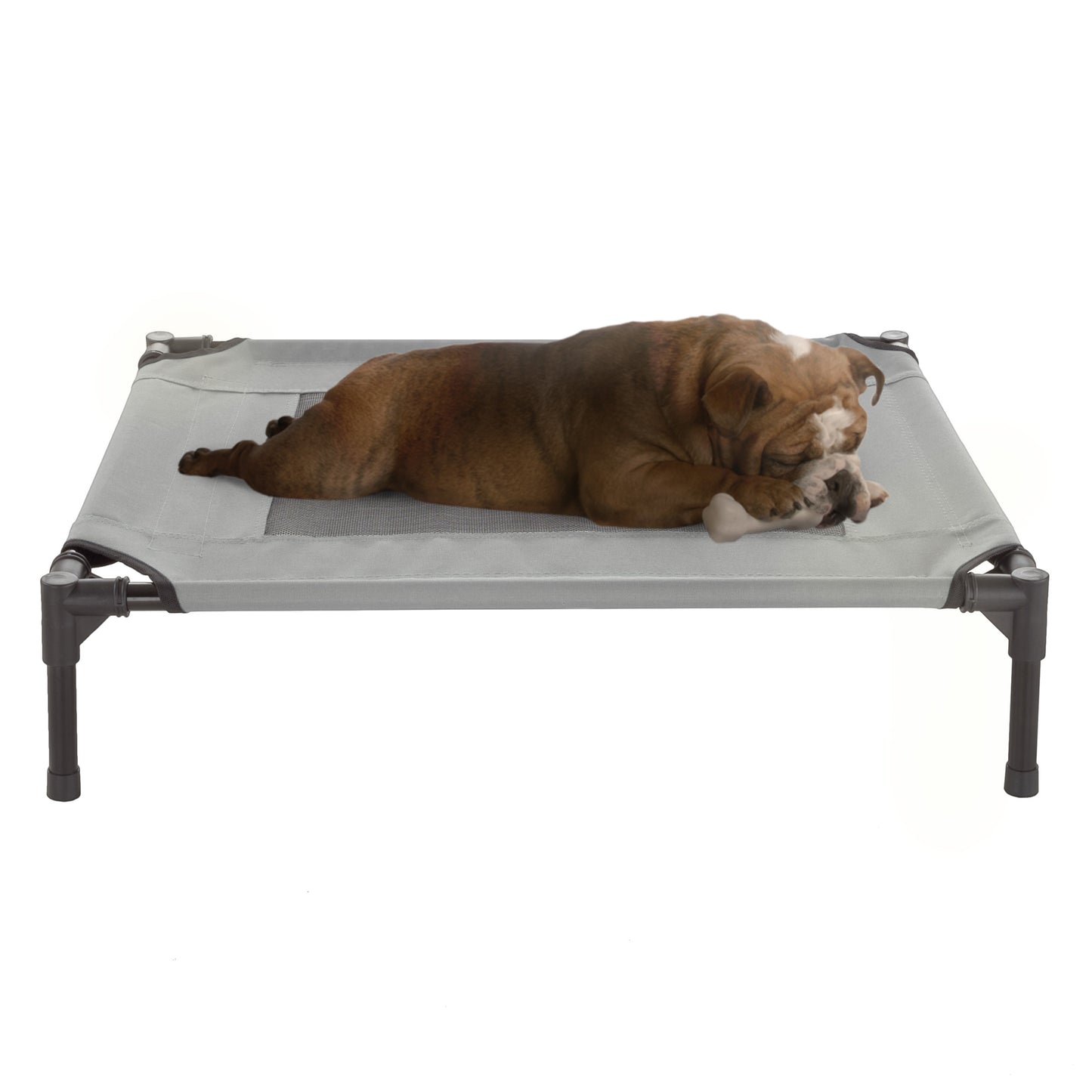 PETMAKER 30x24 Elevated Dog Bed, Gray