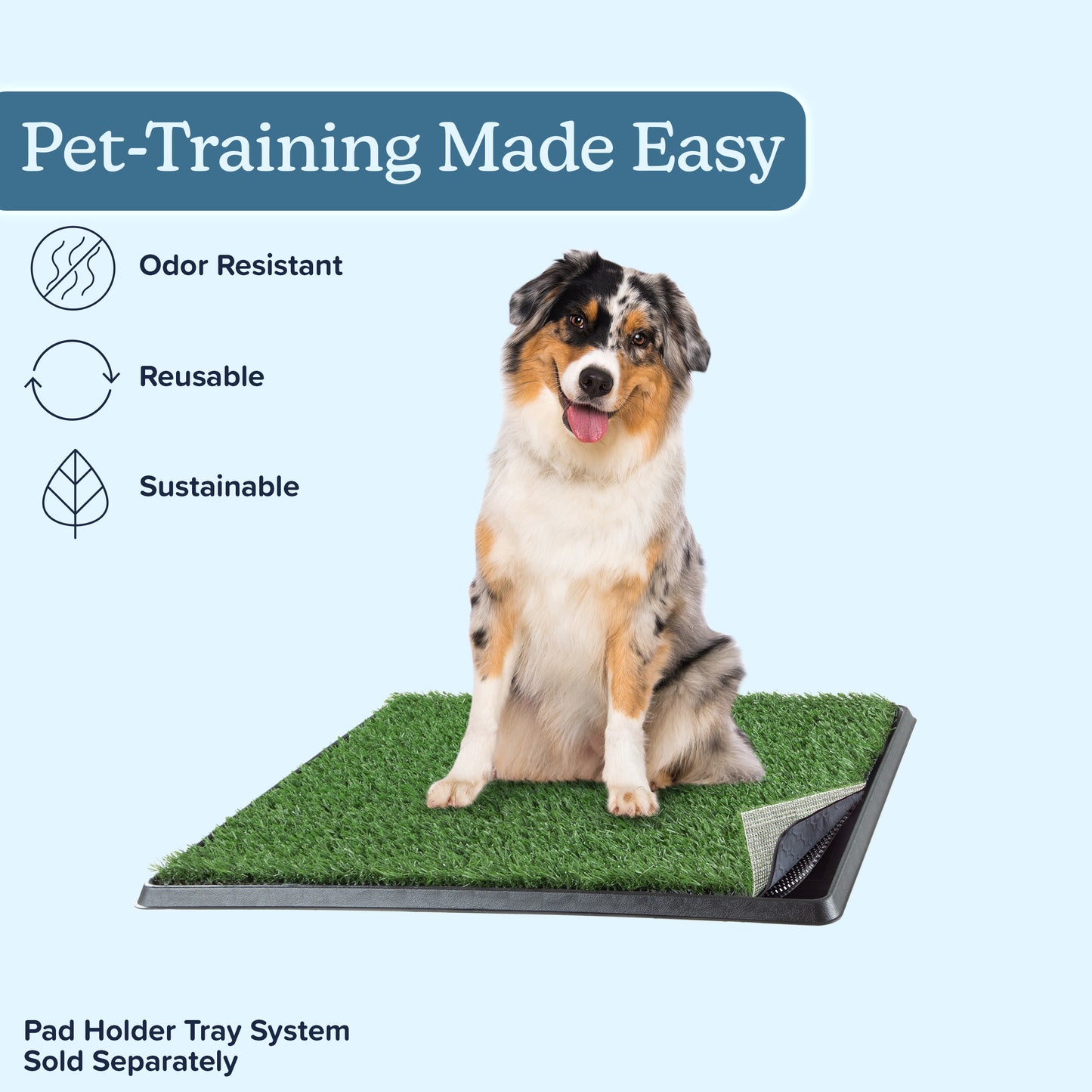 Set of 3 Replacement Turf Grass Pee Pads