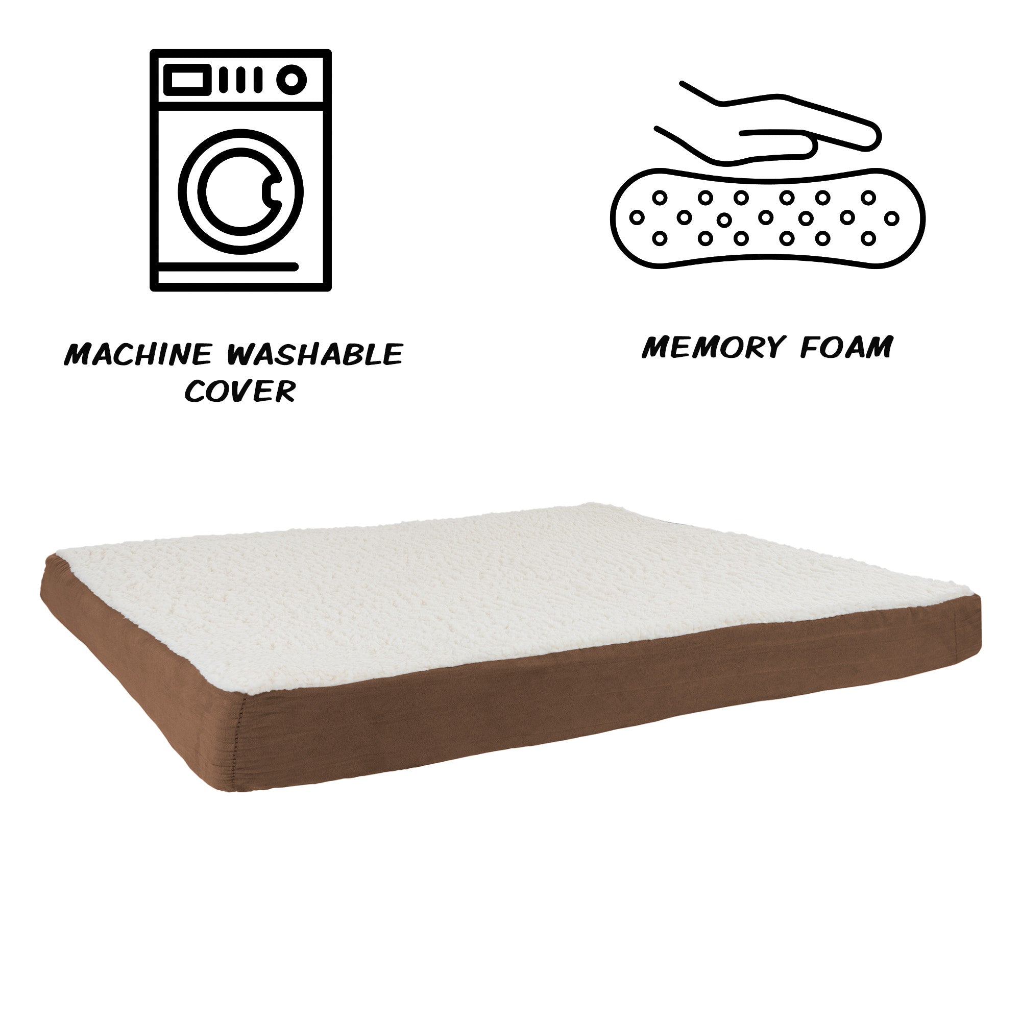 Petmaker orthopedic memory foam pet bed best sale