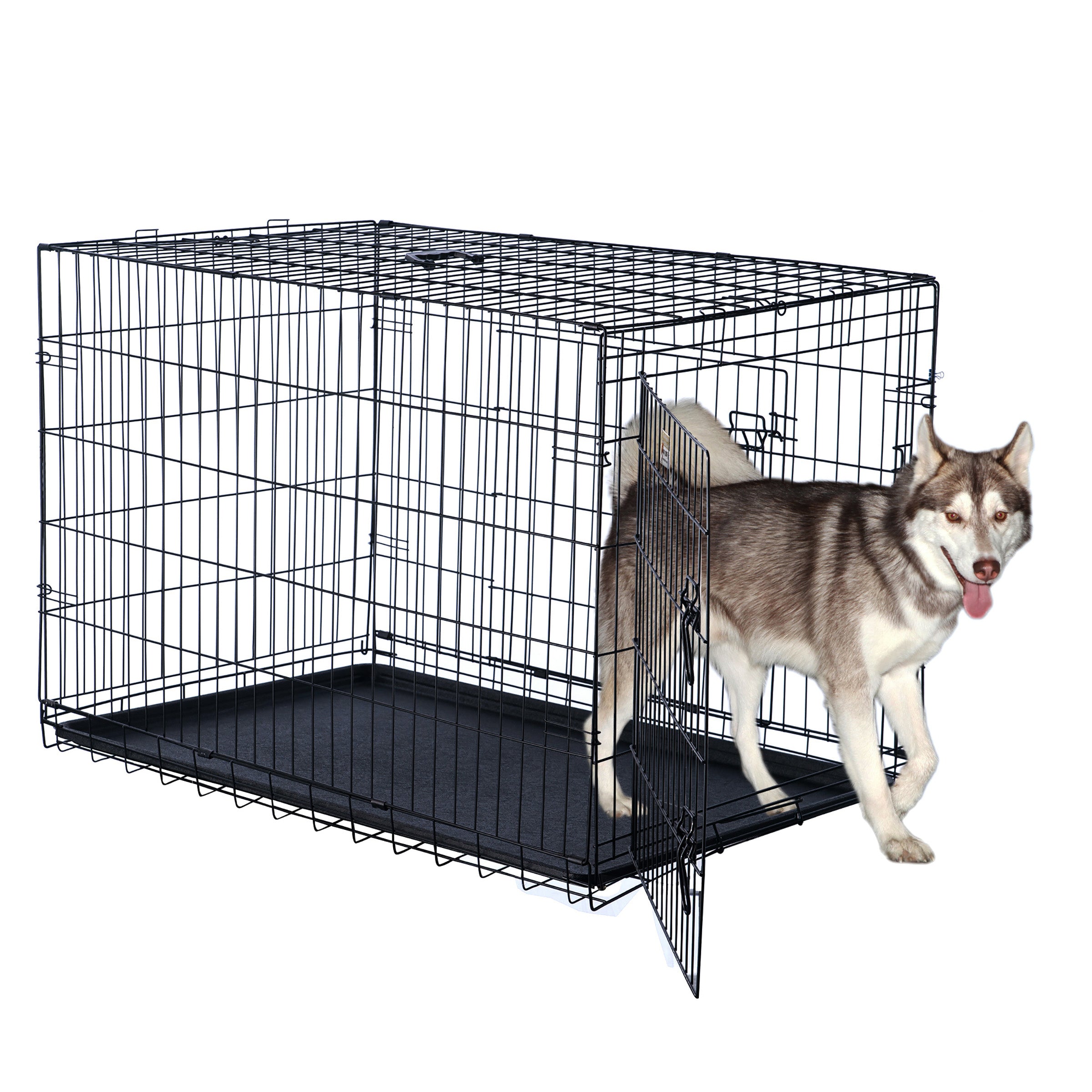 PETMAKER 42 Inch Dog Kennel with Double Doors PetMaker