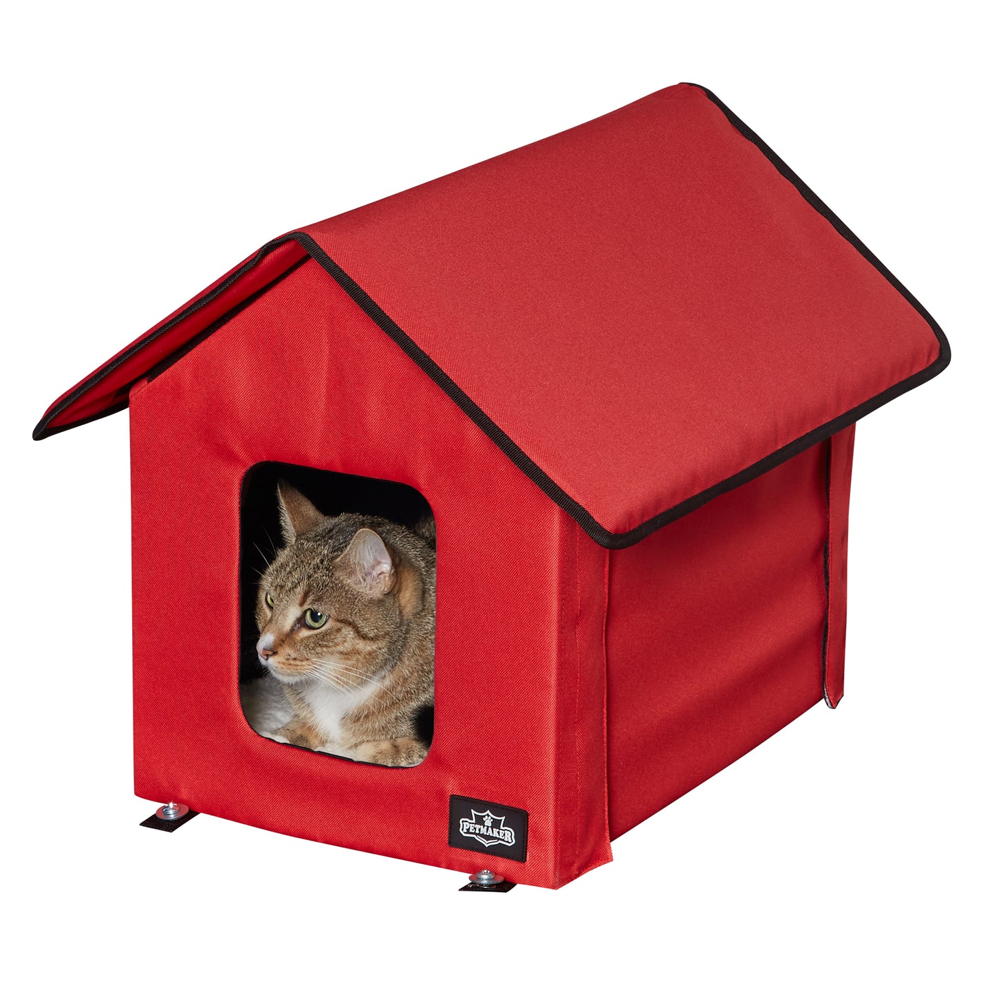 Heated Cat House with Sherpa Pad