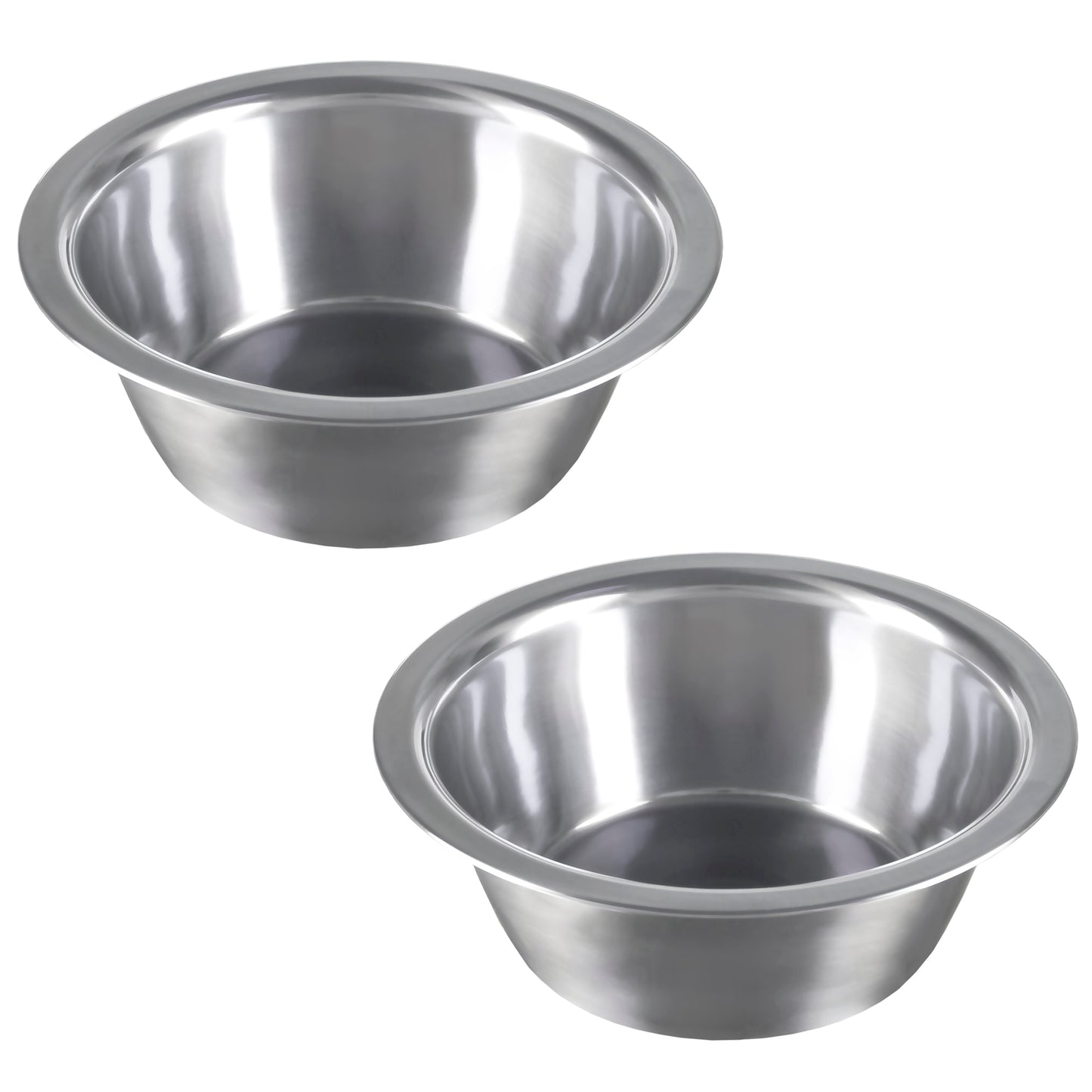 Stainless-Steel Hanging Dog Bowl Set