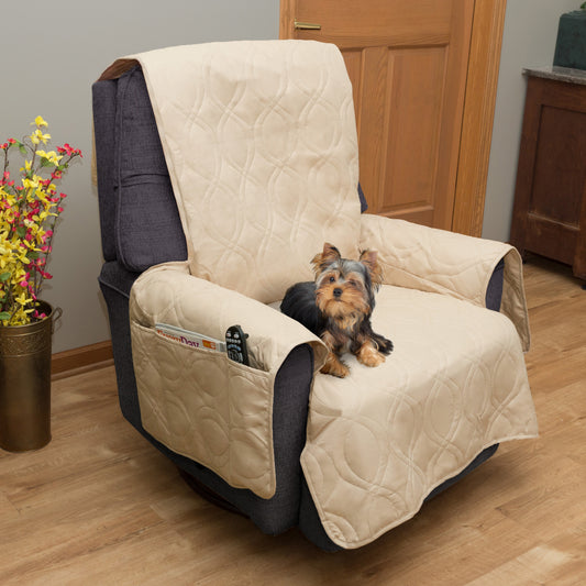 PETMAKER Chair Cover for Dogs and Kids, Tan