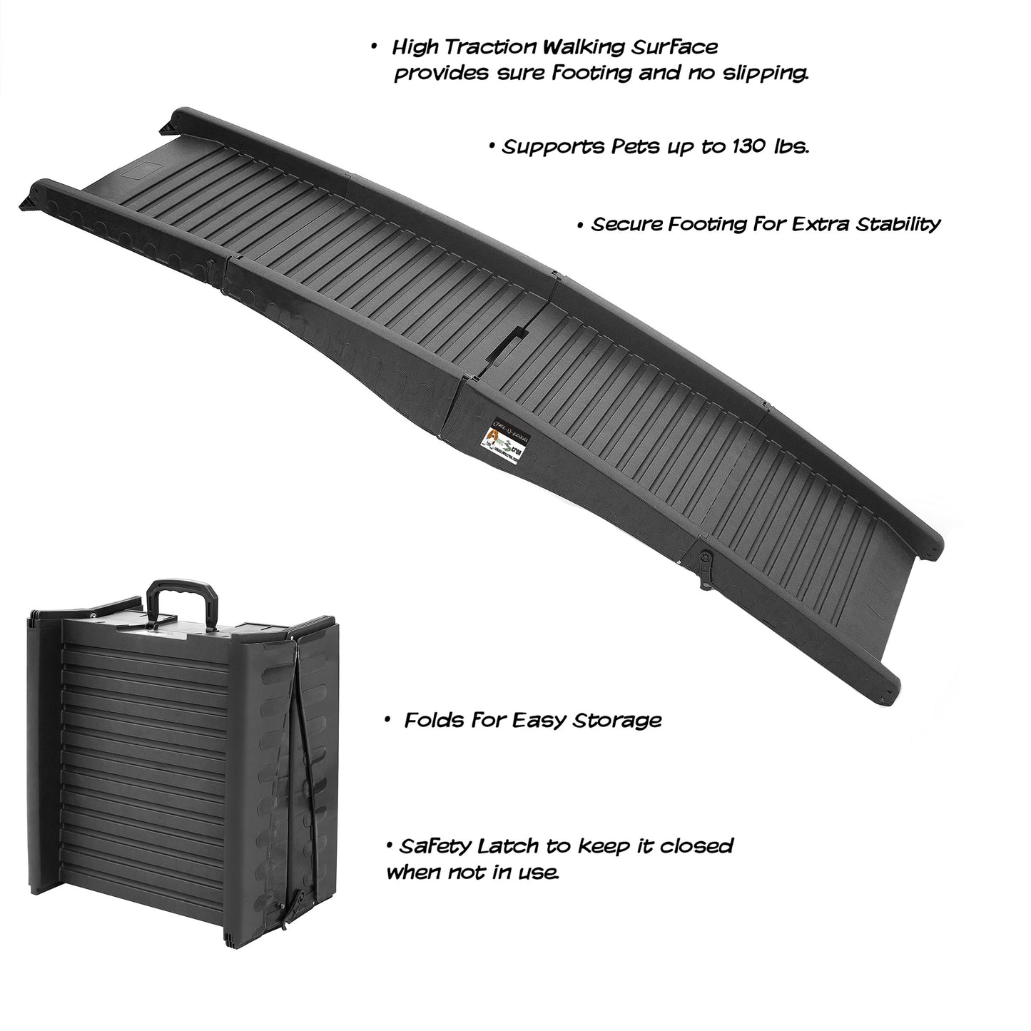 Nonslip Dog Ramp with Raised Sides