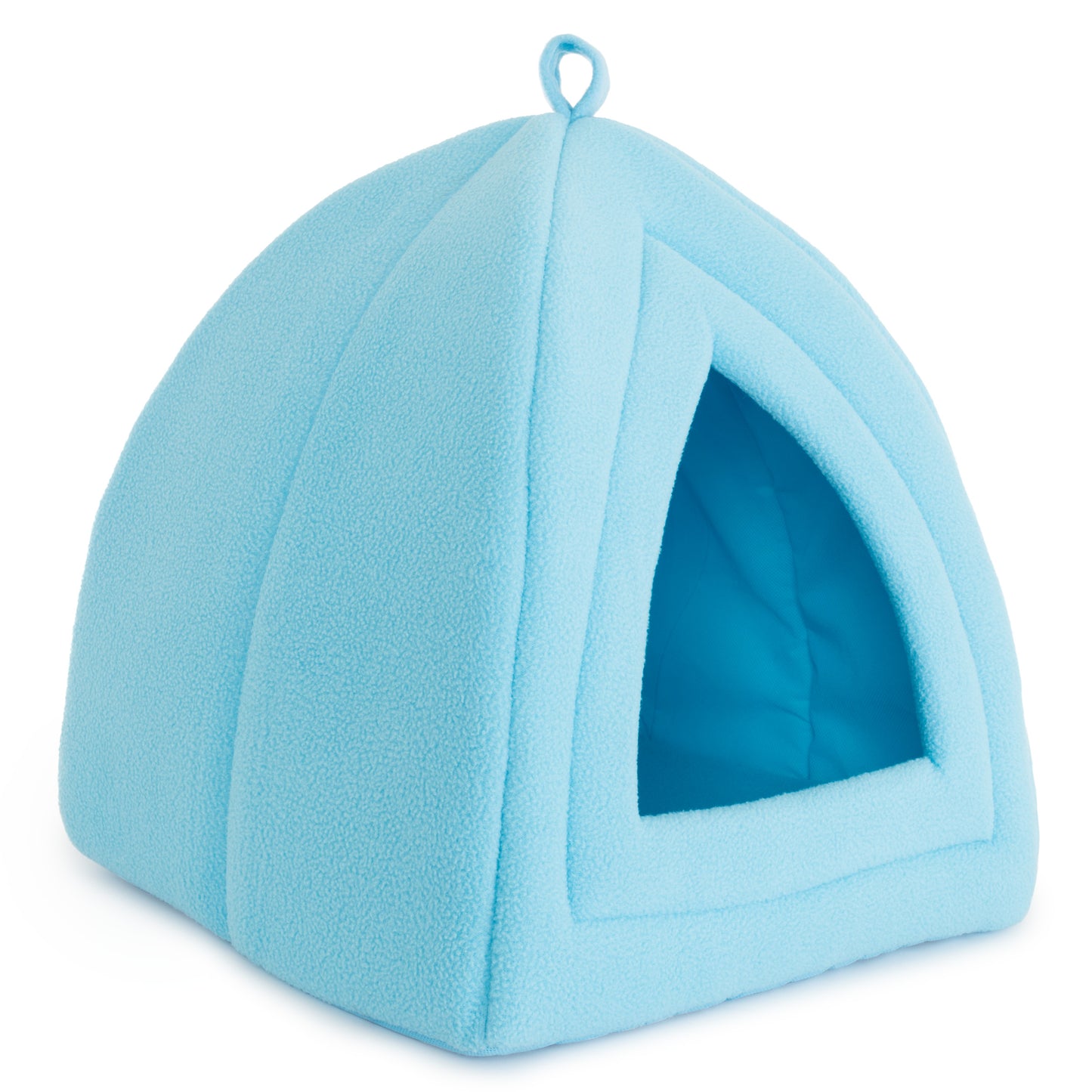 Pet Adobe Cat House for Small Animals, Blue