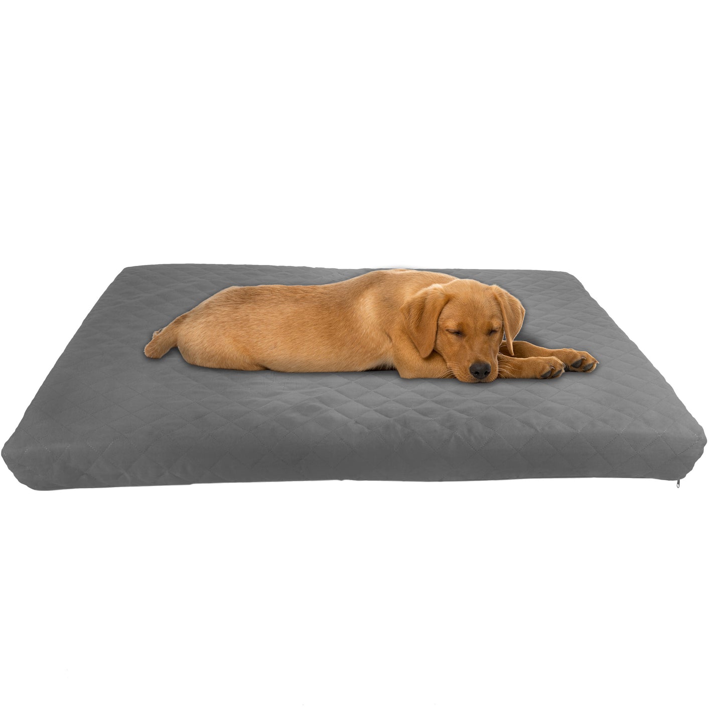 PETMAKER 36in Water-Resistant Dog Bed, Gray