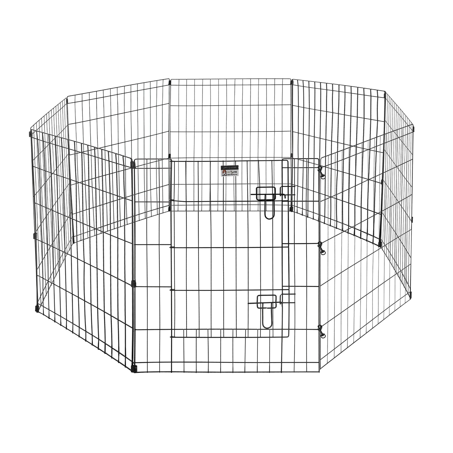 8-Panel Dog Playpen with Gate