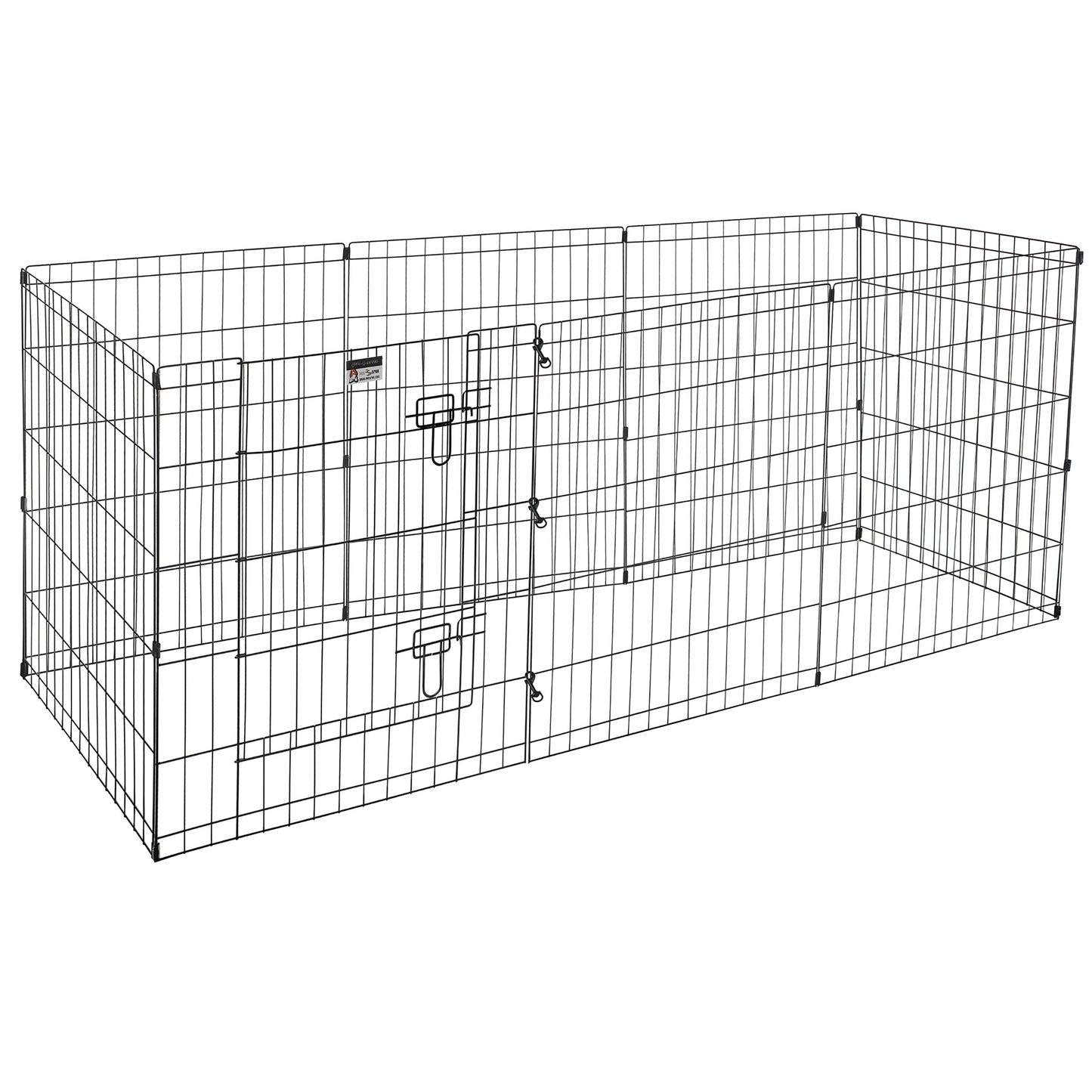 8-Panel Dog Playpen with Gate