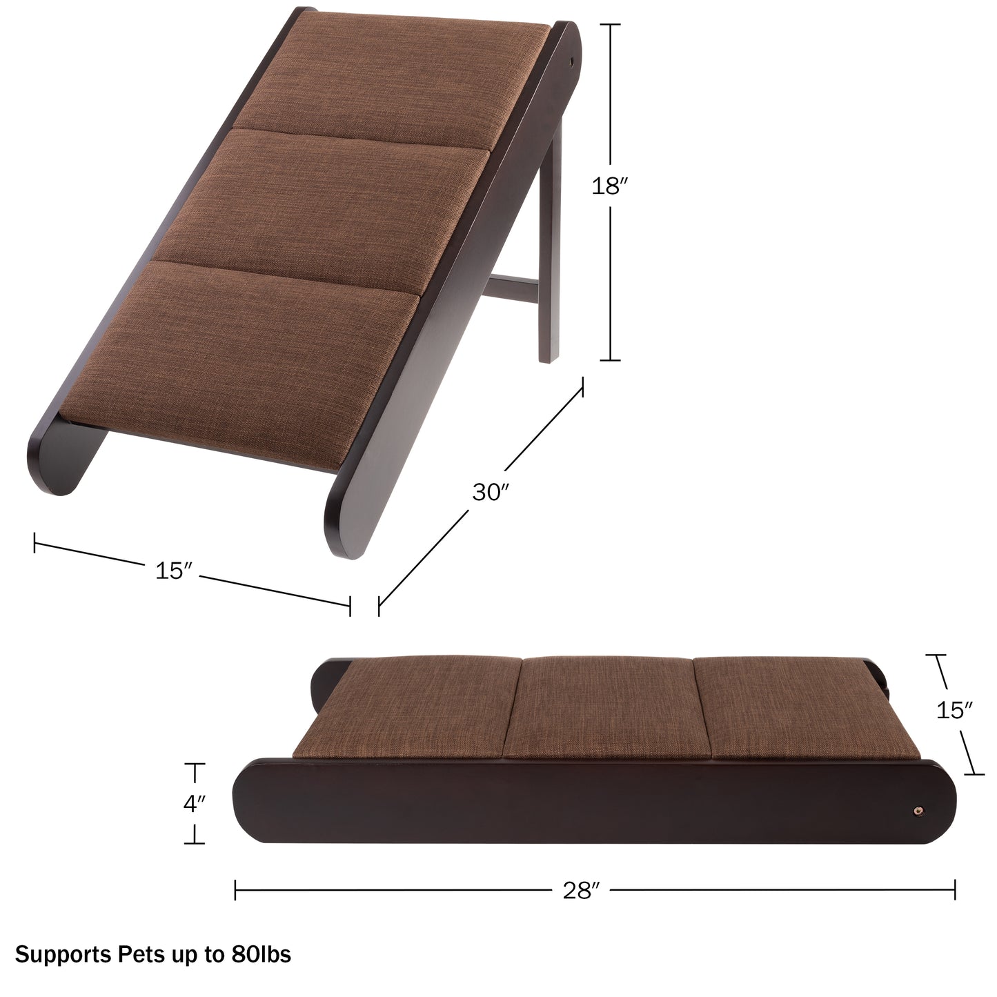 Foldable Wooden Pet Ramp