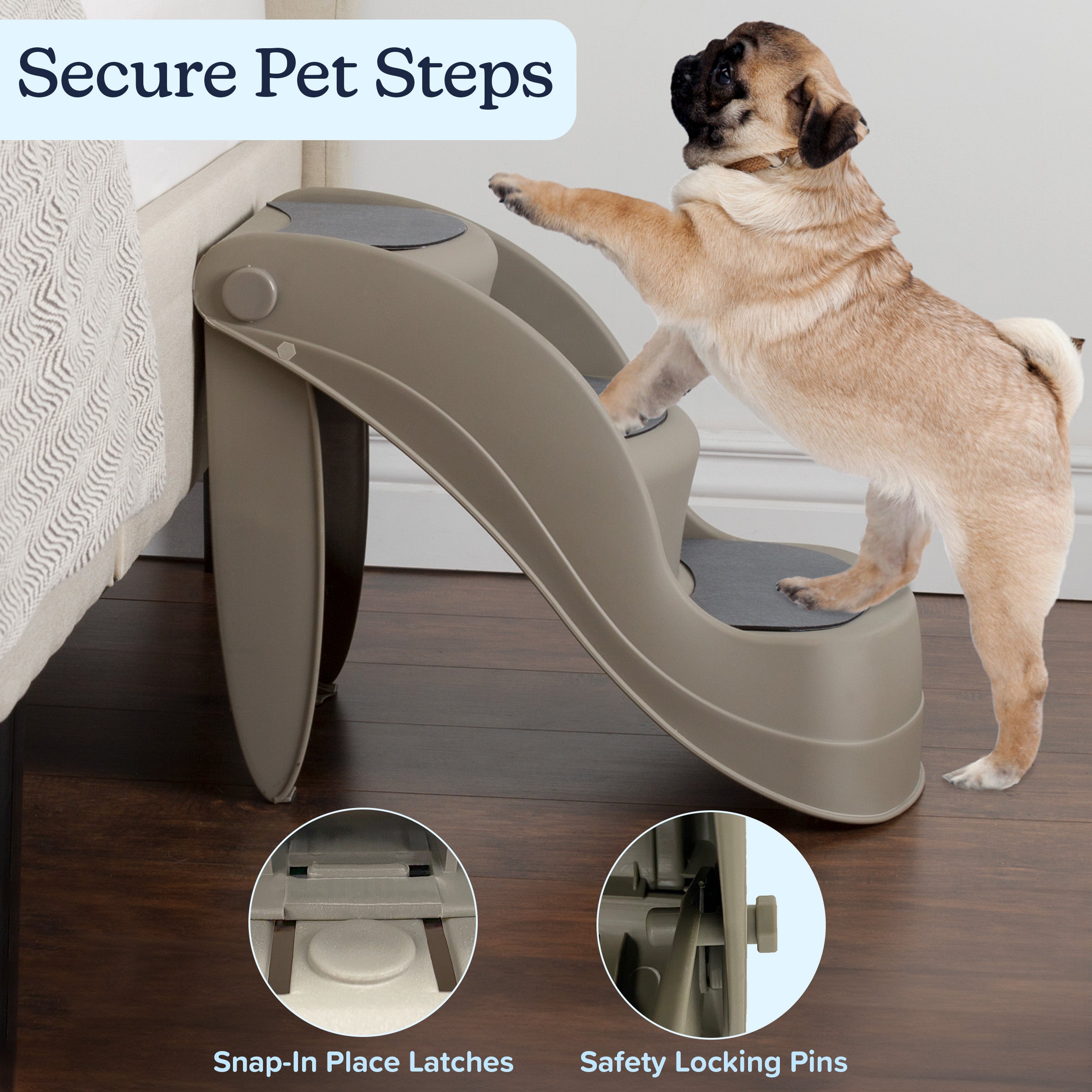 Petmaker Nonslip Foldable Dog Pet Steps