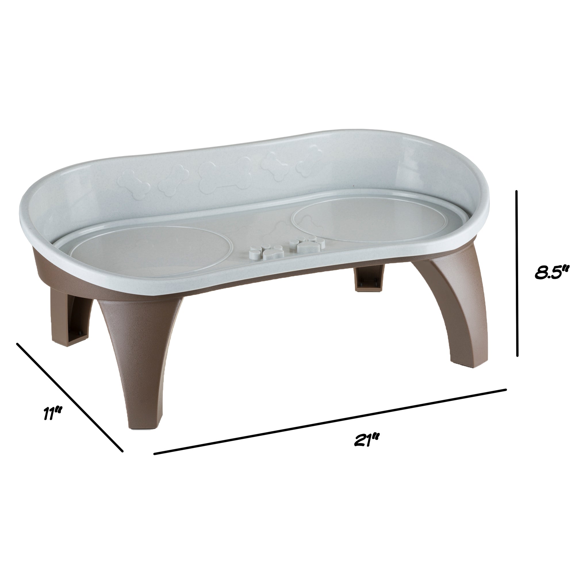 Dog bowl best sale tray