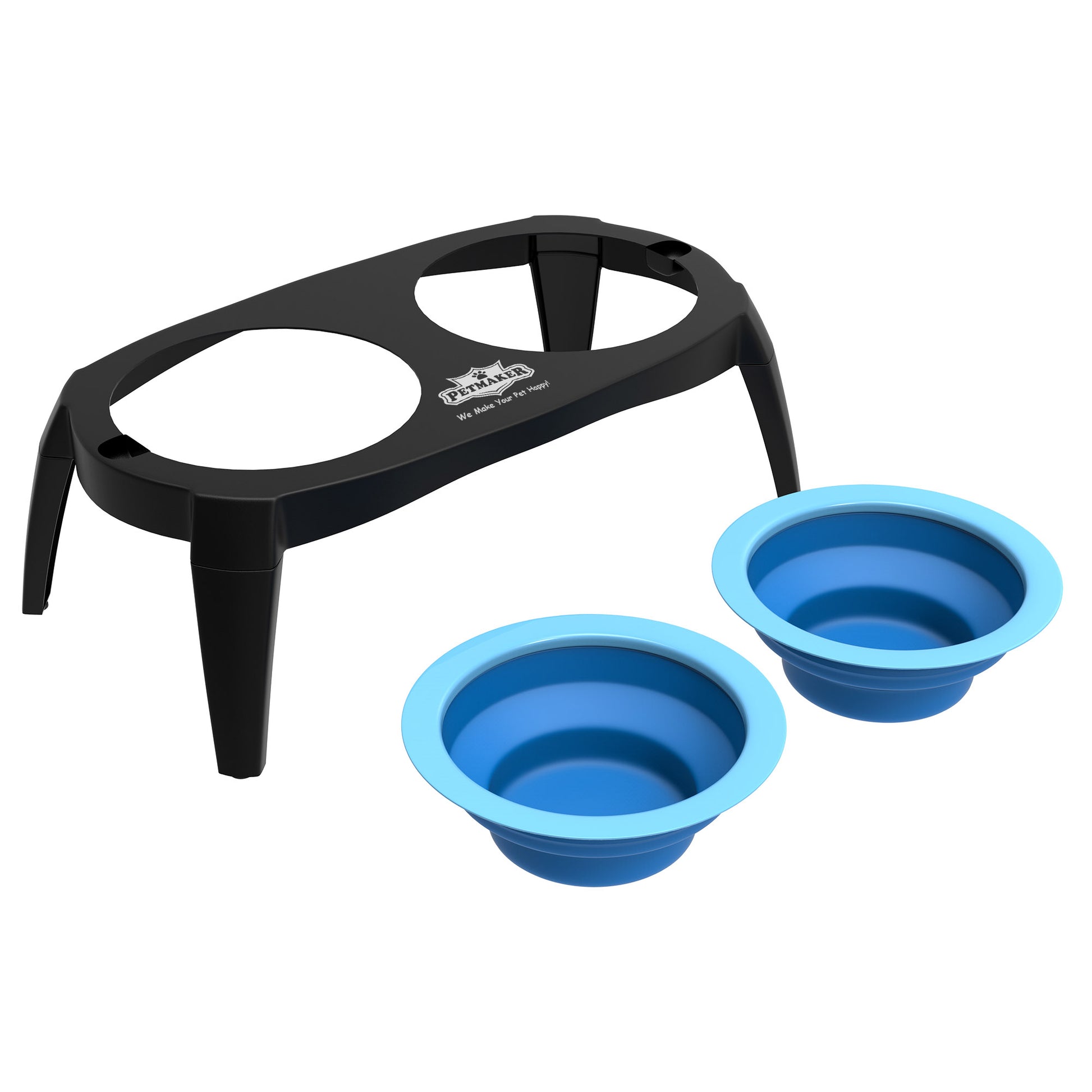 Petmaker Feeding Tray with Hidden Storage Space Elevated Feeder & Reviews