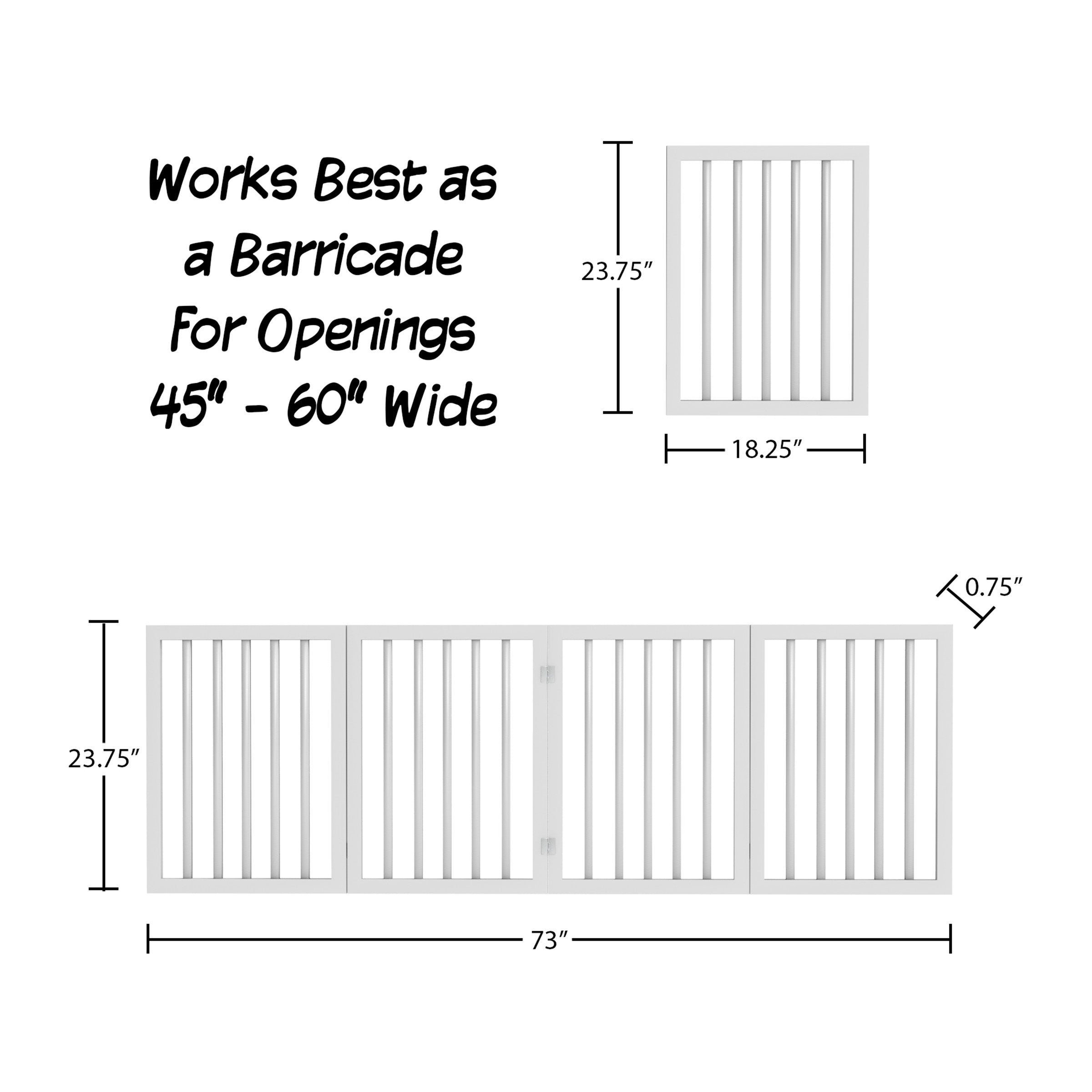 60 inch clearance wide pet gate