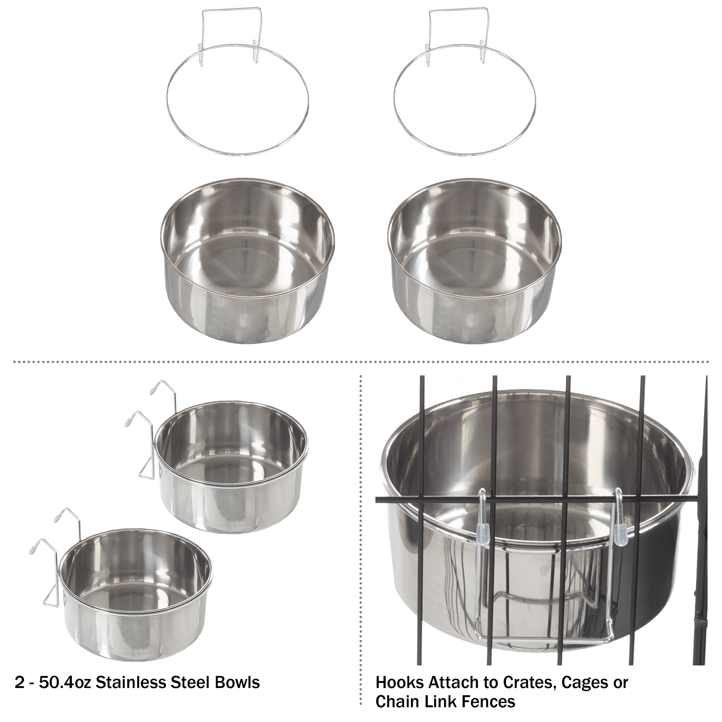 Stainless steel hot sale puppy bowls